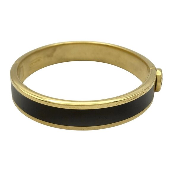 Auth COACH - Black Gold Hardware Bangle - Picture 2 of 4